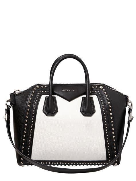 givenchy antigona black and white|Givenchy antigona sale.